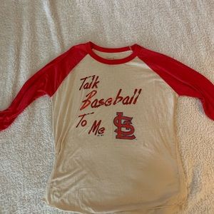 Majestic St. Louis Cardinals 3/4 sleeve T-shirt